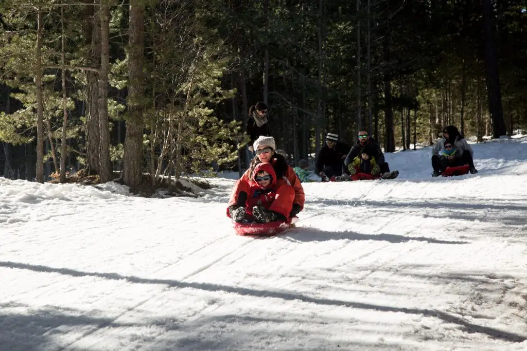 Trineus amb família als Pirineus